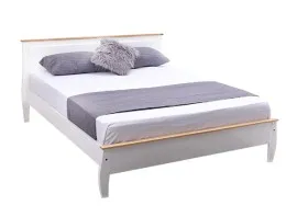 Preston White Colour Queen Bed