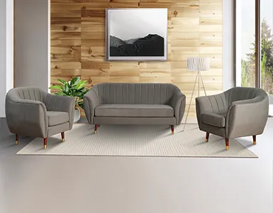 Queen Sofa 3+1+1 - Gray (WF-QUEEN-311-GR-S)