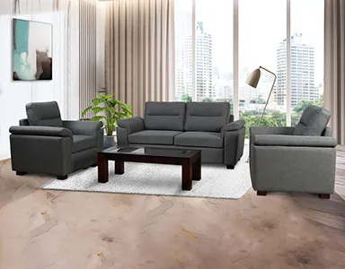 Shelly Sofa 3+1+1 - Gray (WF-SHELLY-311-GR-S)