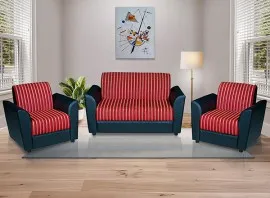 Sky Sofa 2+1+1 - Maroon Fabric (WF-SKY-211-MR-S)