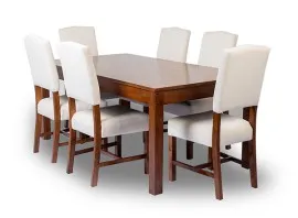 Trafalgar Dining Set - 6 Seater Table Only (Brown) - WF-TRAFALGAR-TBL-S