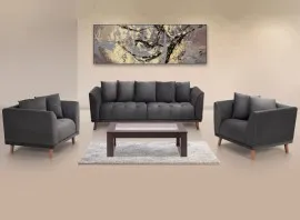 Triton Sofa Three Seater And 2 x Single Seaters - Rainwing 008-11