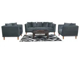 Triton Sofa Three Seater And 2 x Single Seaters - Rainwing 008-11