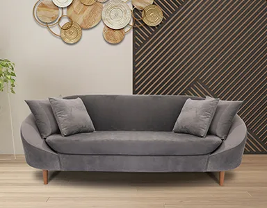 Vienna Sofa - 3-Seater (Grey) - WF-VIENNA-3S-GR-S