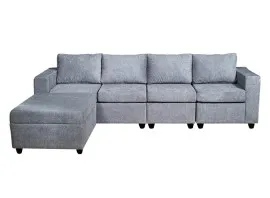 Winston Sofa - Gray Fabric (WF-WINSTON-4SC-GR-S)