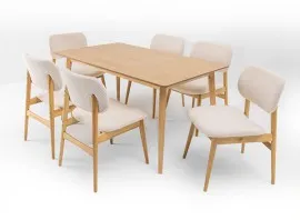 Derren Dining Chair - 6 Seater - Chair Only (Natural Oak) - WFI-DERREN-CHR-S