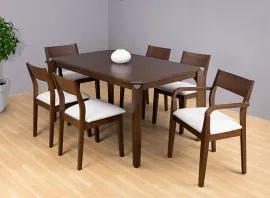 Norman Dining Chair - 6 Seater - Chair Only (Dark Brown) - WFI-NORMAN-CHR-S