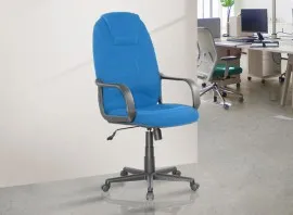 Fabric High Back Chair H004-BU-S - Blue