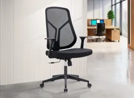 Mesh Mid Back Chair M003-BL-S - Back