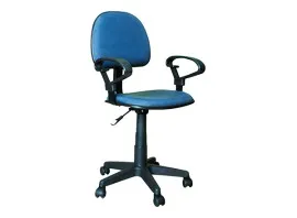 Fabric Typist Chair T001-BU-S - Blue