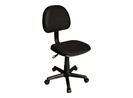 Fabric Typist Chair Without Arms T002-BL-S - Black