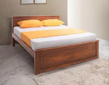 Crystal Teak Bed - 78"X60" (WFL-CRYSTAL-78X60-S)