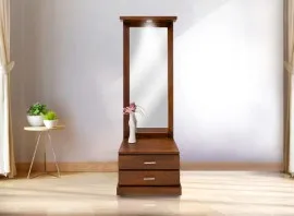 Crystal Dressing Table - Teak (WFL-CRYSTAL-DT-S)