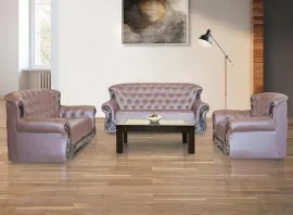 Kingston Sofa - Brown Colour PVC