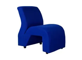 H Type Single Lobby Chair - WFL-LBC03-BU-S (Blue)