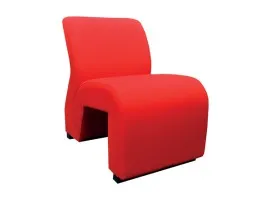 H Type Single Lobby Chair - LBC03 - Red