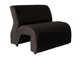 H Type Double Lobby Chair - WFL-LBC04-BL-S (Black)