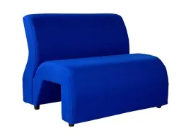 H Type Double Lobby Chair - WFL-LBC04-BU-S (Blue)