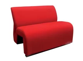 H Type Double Lobby Chair - LBC04 - Red