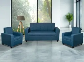 Monaco Sofa Blue Fabric