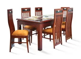 Moreno Dining Room Set - 6 Seater