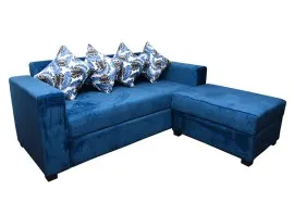 Rio L Sofa With Ottoman - RIO-02 (Blue)