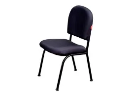 Fabric Visitor Chair Without Arms - Black (WFL-SOC-V010-BL-S)