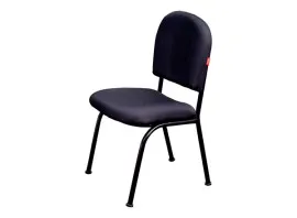 Fabric Visitor Chair Without Arms - Black (WFL-SOC-V010-BL-S)