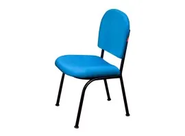 Fabric Visitor Chair Without Arms - Blue (WFL-SOC-V010-BU-S)