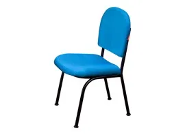 Fabric Visitor Chair Without Arms - Blue (WFL-SOC-V010-BU-S)