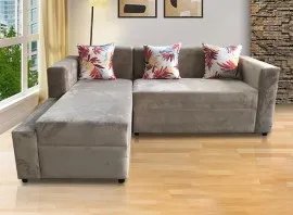 Sydney L Shape Sofa (Beige) - WFL-SYDNEY-BG-S