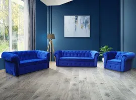 York Sofa (Blue) - WFL-YORK-BU-S