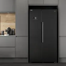 Beko 588L Black Side By side Fridge Freezer ASL1342B