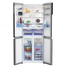 BekoÂ HarvestFresh Fridge Freezer GNE480EC3DVX - Stainless Steel