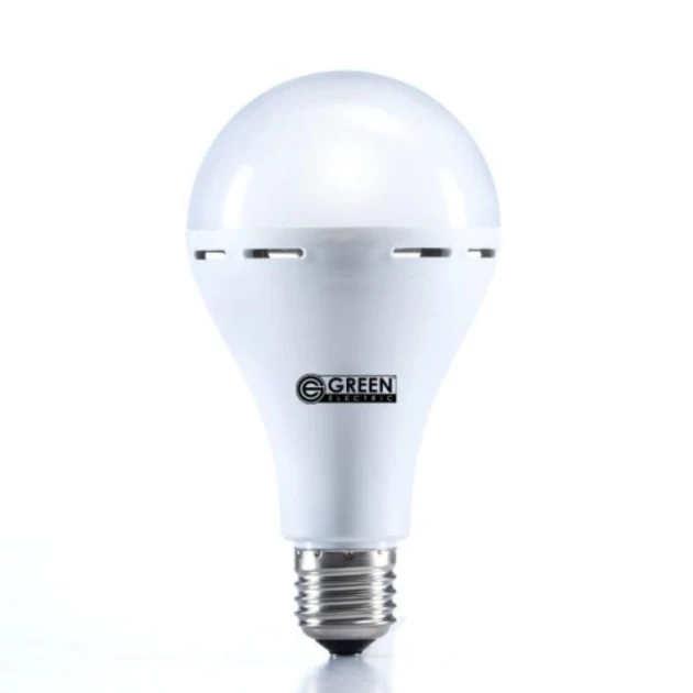 Green Electric Emergency Bulb 12W Cool White - GE-LEGRIBCWCN005