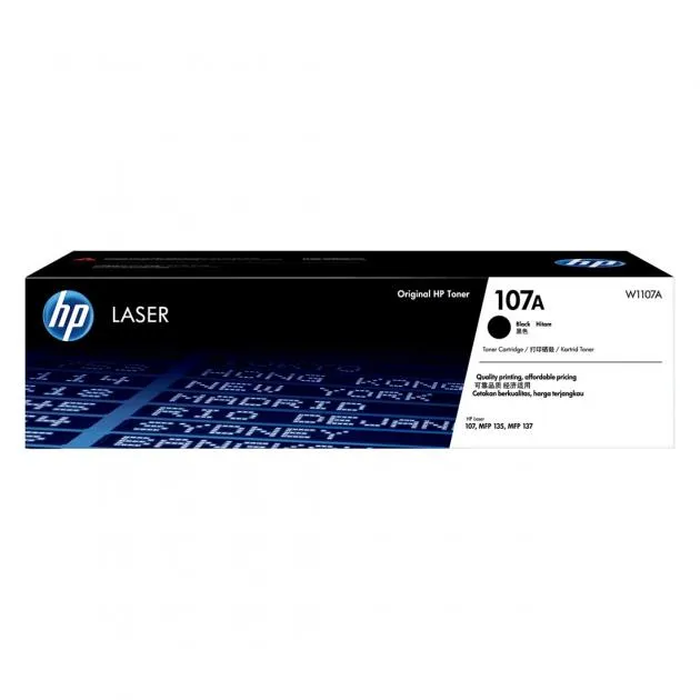 HP 107A Black Laser Toner Cartridge