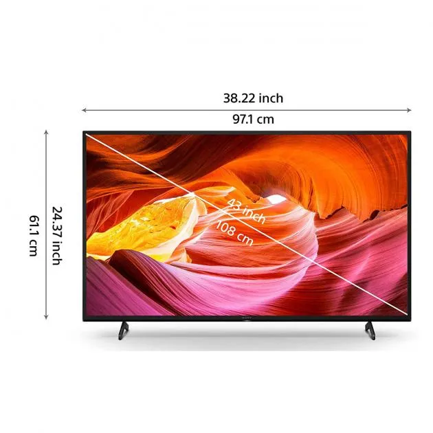 Sony 43" X75K 4K UHD HDR Smart Google TV