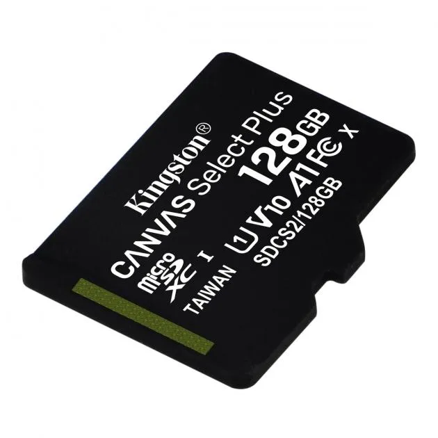 Kingston Canvas Select Plus microSD Card 128GB Class 10 UHS-I