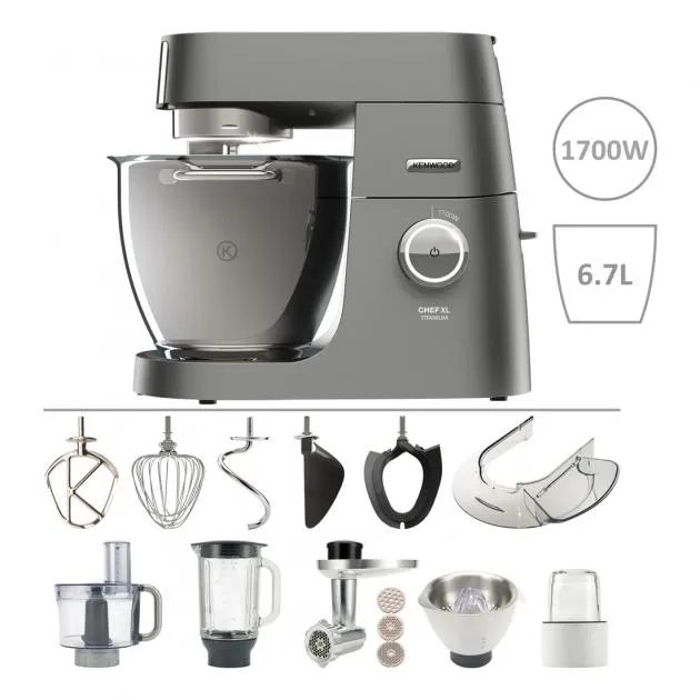 Kenwood Chef XL Titanium 1700W, 6.7 L