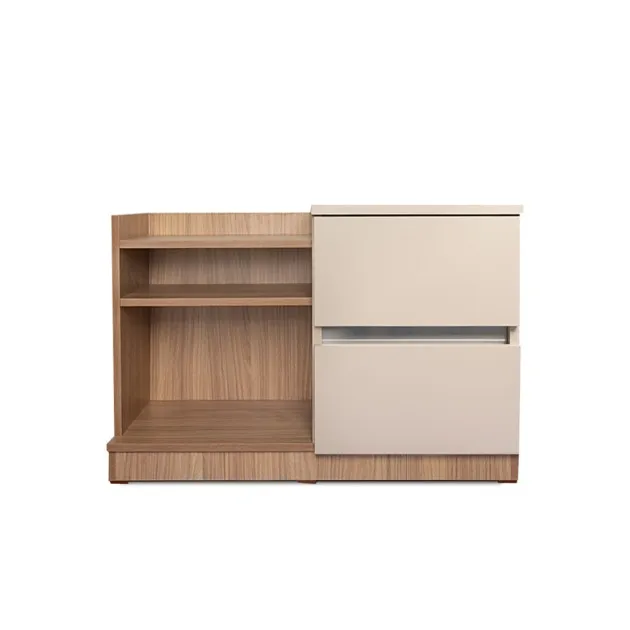 Louvre Bed Side Cupboard - Left Side (LF-LOUVRE-BSC-L-S)