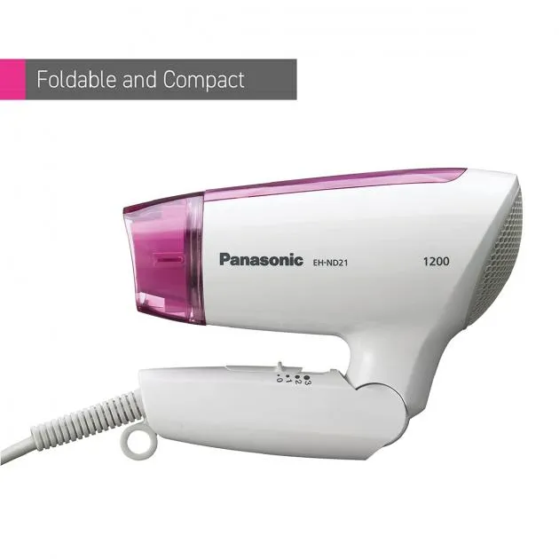 Panasonic Hair Dryer EH-ND21 - 1200W ( Pink & White)