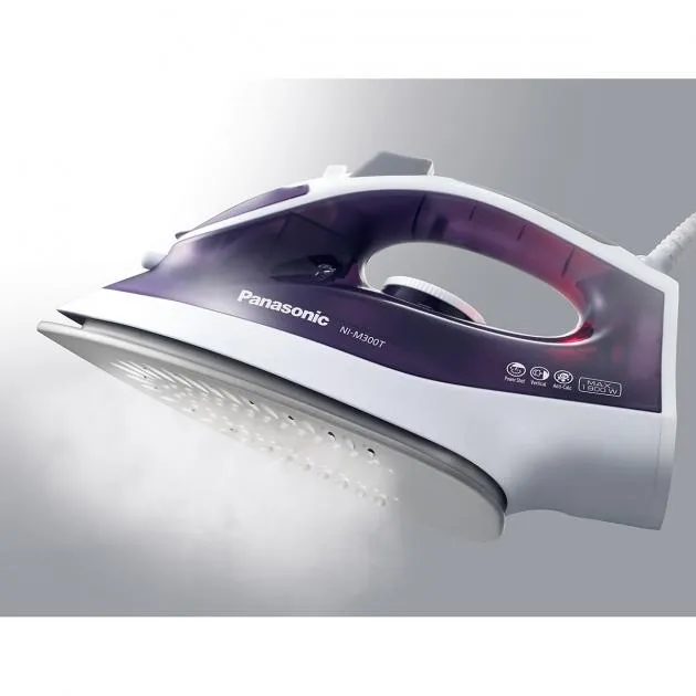 Panasonic Steam Iron NI-M300T - 1800W, Titanium Coated Plate 