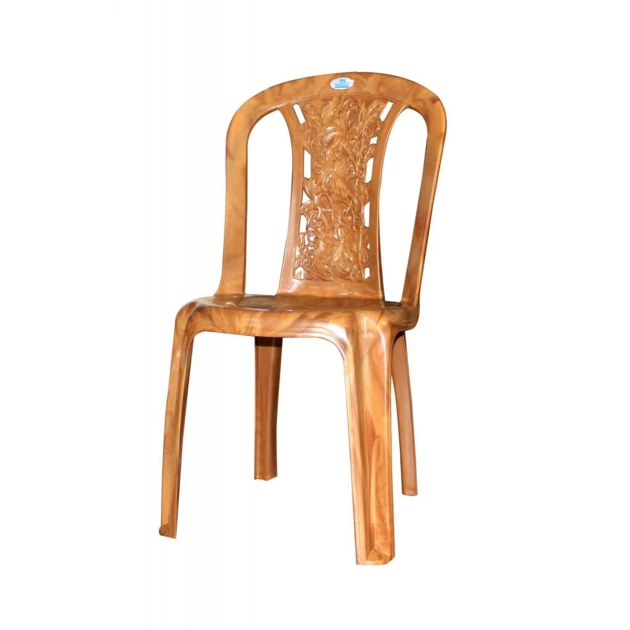 Nilkamal Amelia Plastic Chair - Pear Wood Colour (PF-AMELIA-NKL-PW-S)