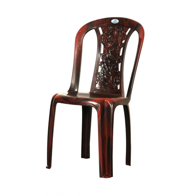 Nilkamal Amelia Plastic Chair - Rose Wood Colour (PF-AMELIA-NKL-RW-S)