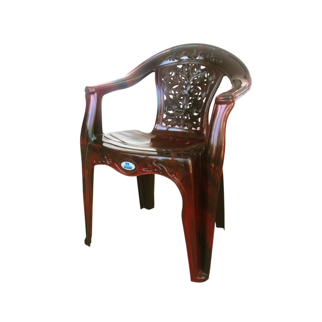 Nilkamal Diamond Plastic Chair - Rose Wood Colour (PF-DIAMOND-NKL-RW-S)