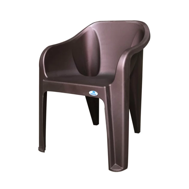 Nilkamal Eeezy Plastic Chair - Coffee Brown Colour (PF-EEEZY-NKL-CB-S)