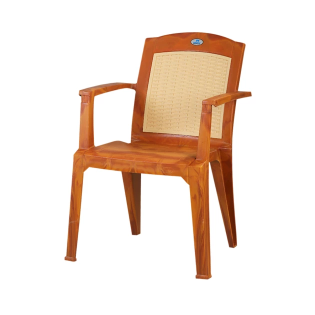 Nilkamal Flexi Plastic Chair - M.Wood Colour (PF-FLEXI-NKL-MW-S)