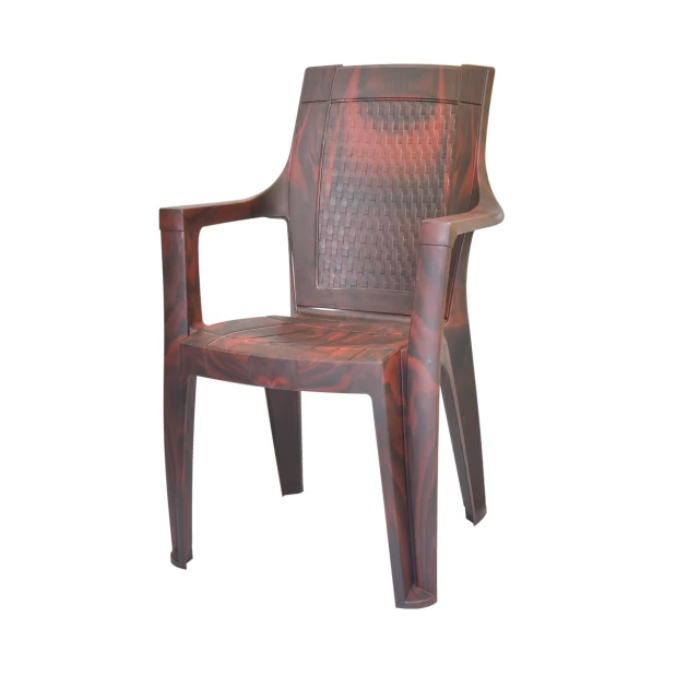 Nilkamal Mystique Plastic Chair - Rose Wood Colour (PF-MYSTIQUE-NKL-RW-S)