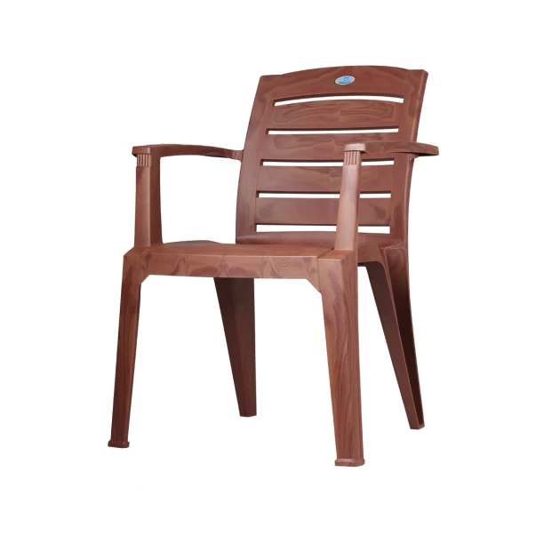 Nilkamal Passion Plastic Chair - Rose Wood Colour (PF-PASSION-NKL-RW-S)