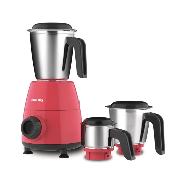 Philips HL7505-02 Mixer Grinder - Red, 500W